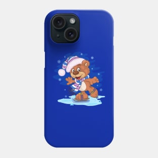 Teddy Bear Skating Phone Case