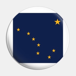 Flag Alaska. USA Pin