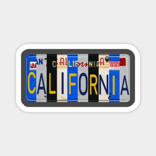 California License Plates Magnet