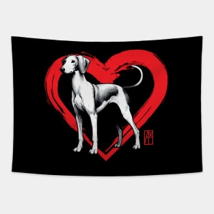 I Love My Ibizan Hound - I Love my dog - Family dog Tapestry