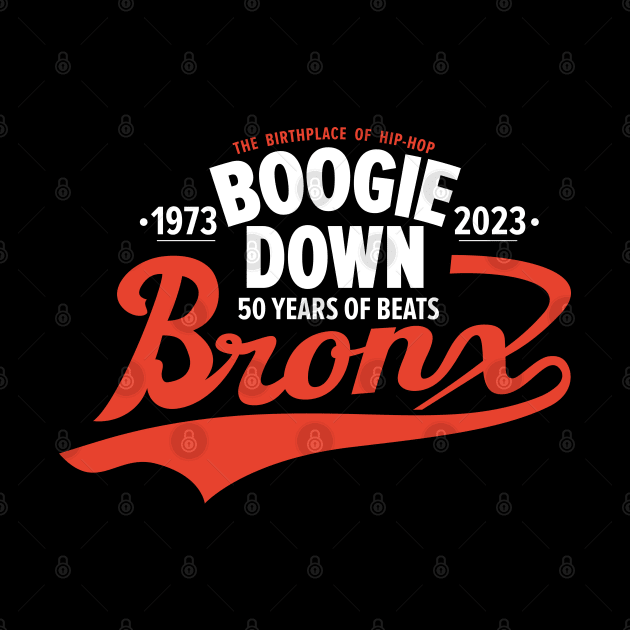 Boogie Down Bronx lettering - 50 years of Hip Hop by Boogosh