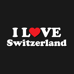 I Love Switzerland T-Shirt