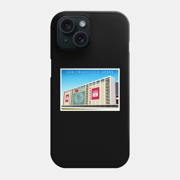 49ers Stadium Phone Case by Omega Art