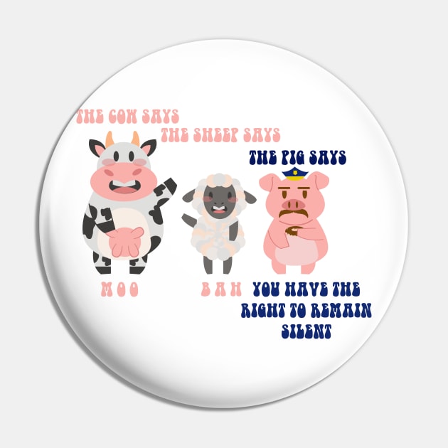 THE PIG SAYS YOU HAVE THE RIGHT TO REMAIN SILENT Pin by remerasnerds