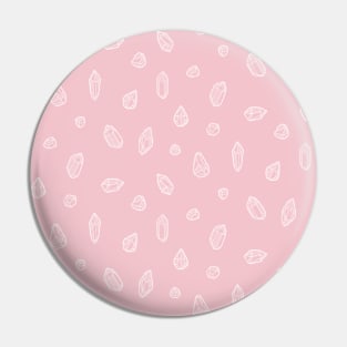 Pink Crystals Pin