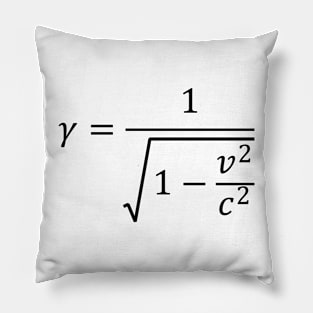 Lorentz Factor - Special Relativity And Physics Pillow