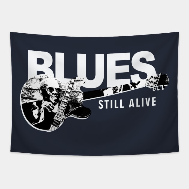BLUES STILL ALIVE Tapestry by kating