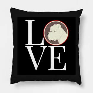 Love West Highland White Terrier Pillow