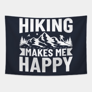 Hiking Makes Me Happy Tapestry