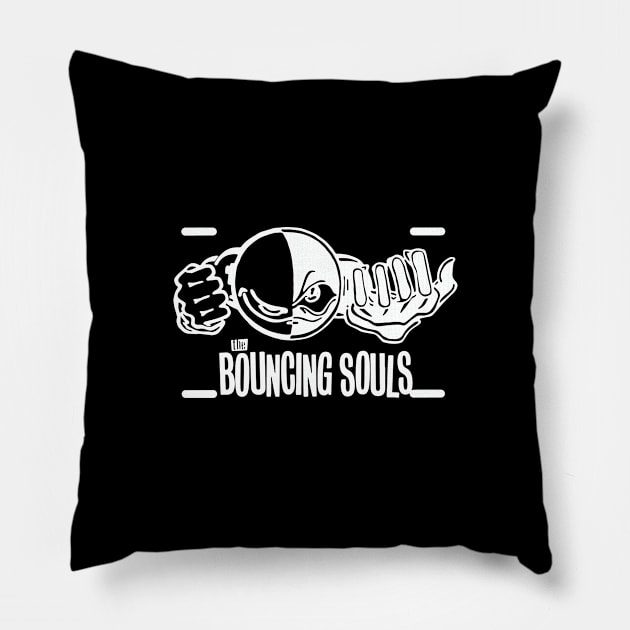 The Bouncing Souls 3 Pillow by Edwin Vezina