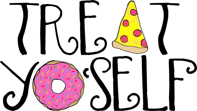 Treat Yo Self Food Kids T-Shirt by lolosenese