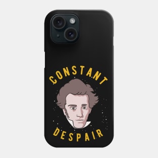 Soren Kierkegaard - Constant Despair Phone Case