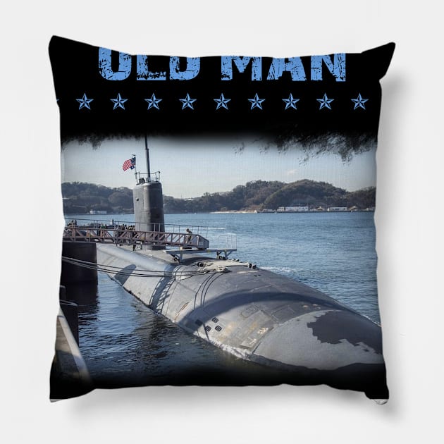 USS Topeka SSN-754 Veterans Day Christmas Gift Pillow by gussiemc