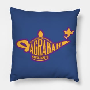 Agrabah Magical Lamp Company Pillow