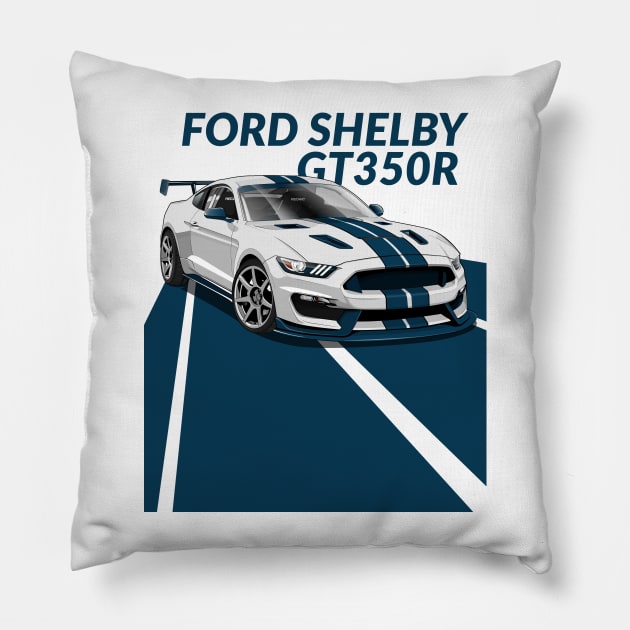 FORD SHELBY GT350R Pillow by aimey