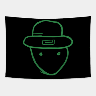 Amateur Leprechaun Sketch Mobile Alabama St Patrick'S Tapestry