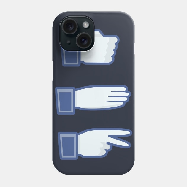 Rock Paper Scissors Phone Case by LavaLamp