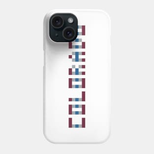 Pixel Hockey State Colorado 2017 Phone Case