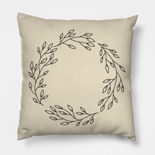 floral wreath Pillow