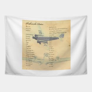 Junkers Ju52/3m Tapestry