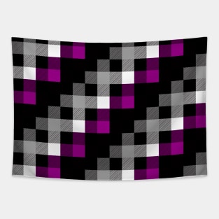 Ace Flag Plaid Pattern Tapestry