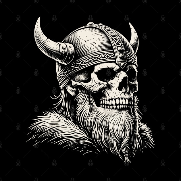 Viking Skull by Yopi