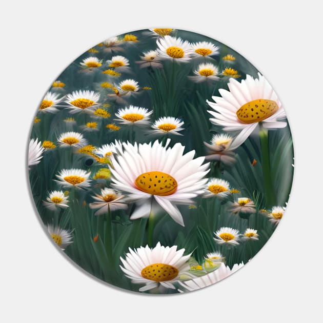 Spring meadow full of daisies flowers Pin by Hujer