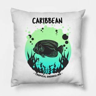 Caribbean Tropical Snorkeling Pillow