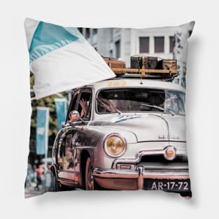 Simca Aronde Finish Line Photo Pillow