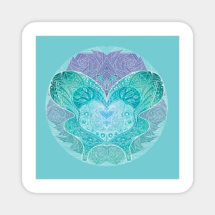 Butterfly Mandala Magnet