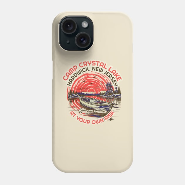 Always Paddle At Your Own Risk Phone Case by Retro Meowster