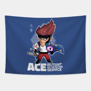 Ace Mutant Pet Detective Service Tapestry