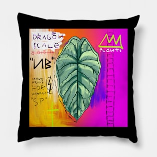 Alocasia Dragon Scale Pillow