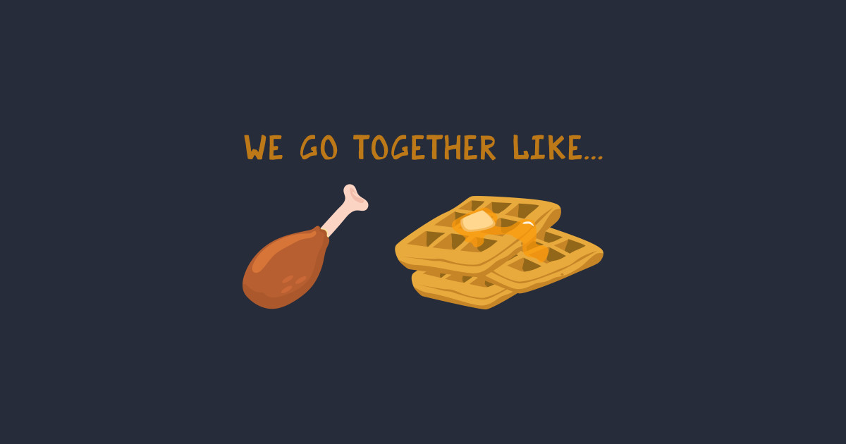 chicken and waffles t shirt