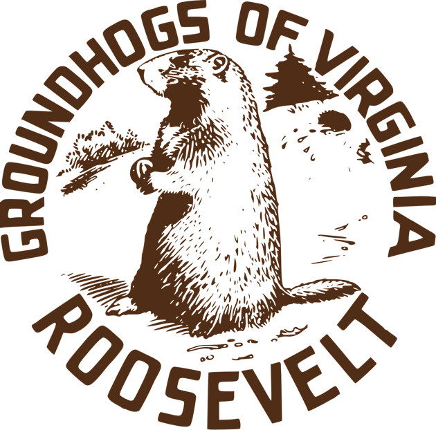 Groundhogs of Virginia for Franklin D Roosevelt Kids T-Shirt by Yesteeyear