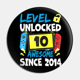 10th Birthday  Level 10  Awesome 2014 Video Pin