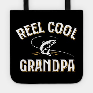 'Reel Cool Grandpa' Funny Fishing Grandpa Tote