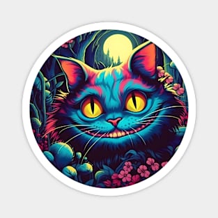 Cheshire Cat Smiling Alice in Wonderland Magnet