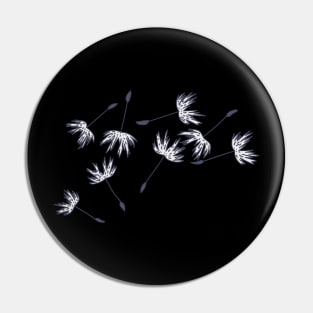 Dandelion Wish - Floating Seeds - Spiritual Flower Pin