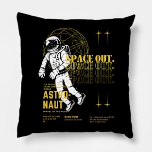 Astronaut In Space Pillow