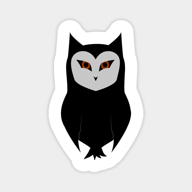 Happy Owl Magnet by Faishal Wira