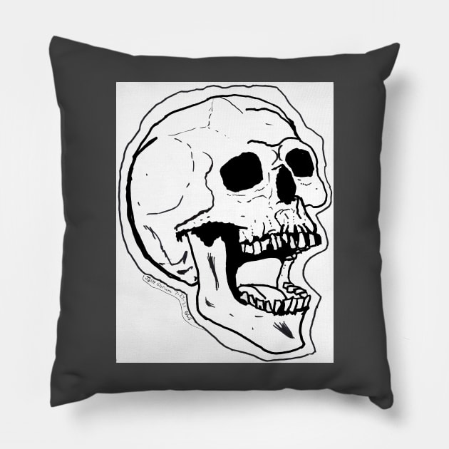 Skul The Slayer Pillow by Gray Light Studios