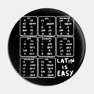 Latin Declensions Pin