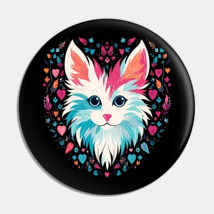 Turkish Angora Valentine Day Pin