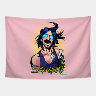 Samurai Cyberpunk 2077 Tapestry