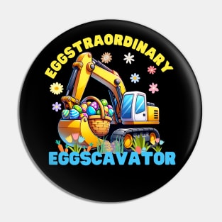 Eggscavator Easter Egg Surprises Pin