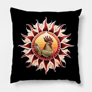 Rooster Meditating Pillow