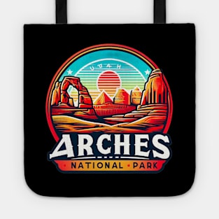 Arches National Park (Utah) Moab Utah Arches Vintage Sunset Tote