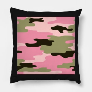 Sweet Pink Camo Pillow