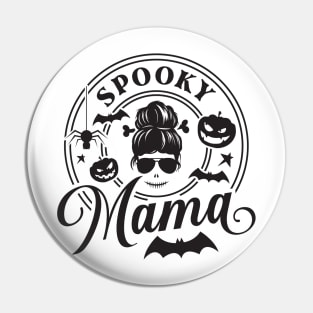 Spooky Mama Messy Bun Pin